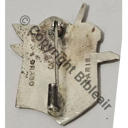 A0738 EALA 3.73 MECHERIA  DrP Dos lisse Eping Tuyau Argent 2Poincons No37 Src.theartofchevalry 120Eur Inv 